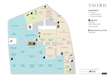 harrods london store map